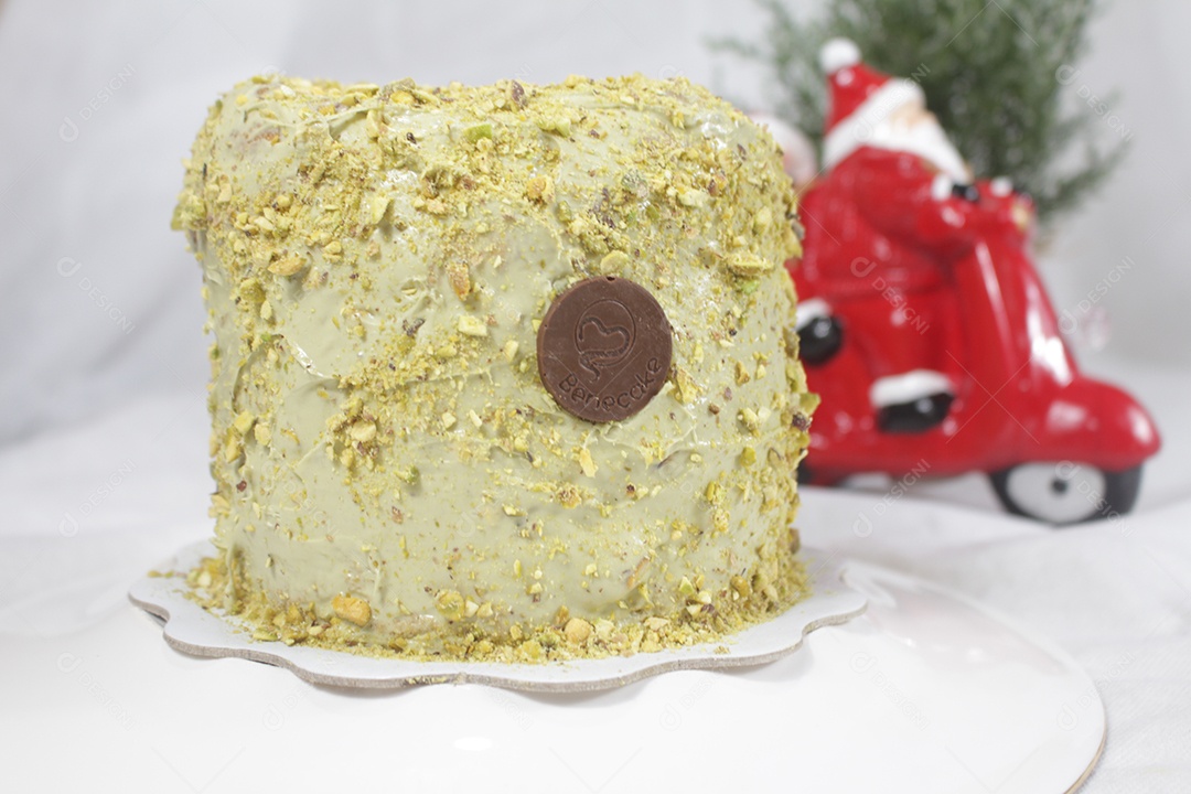 Delicioso panetone sobre a mesa