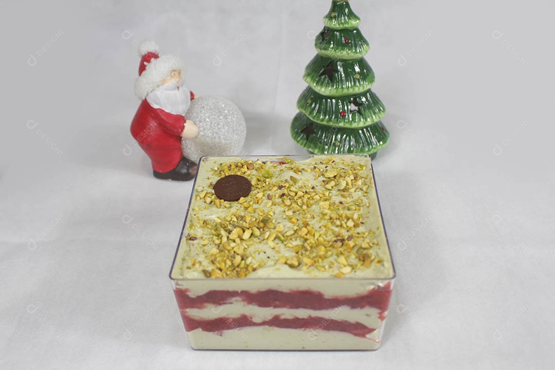 Delicioso bolo red velvet no pote