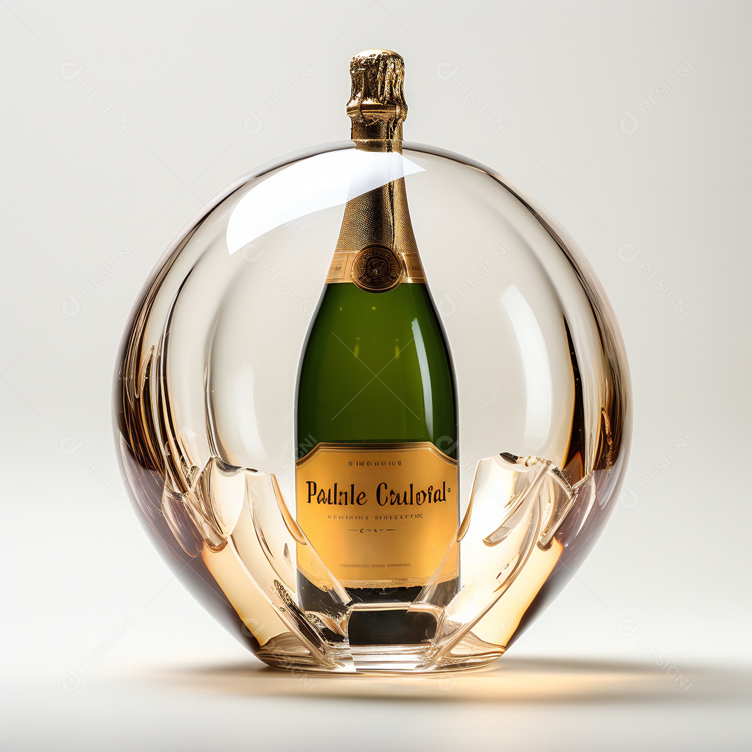 Garrafa de bebida alcoólica