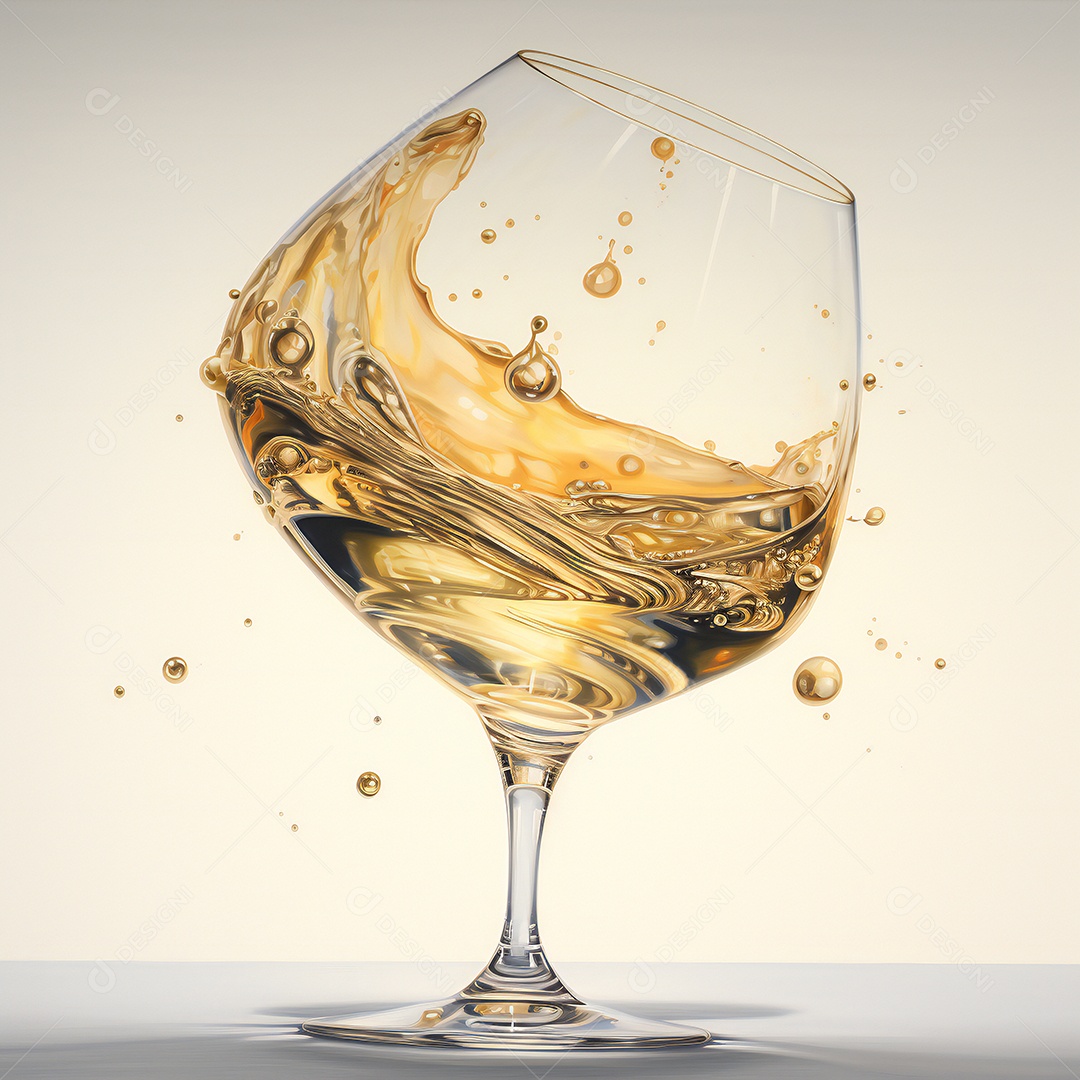 Taça de bebida alcoólica