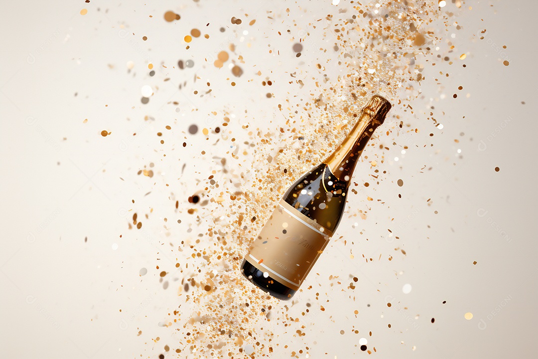 Garrafa de bebida alcoólica