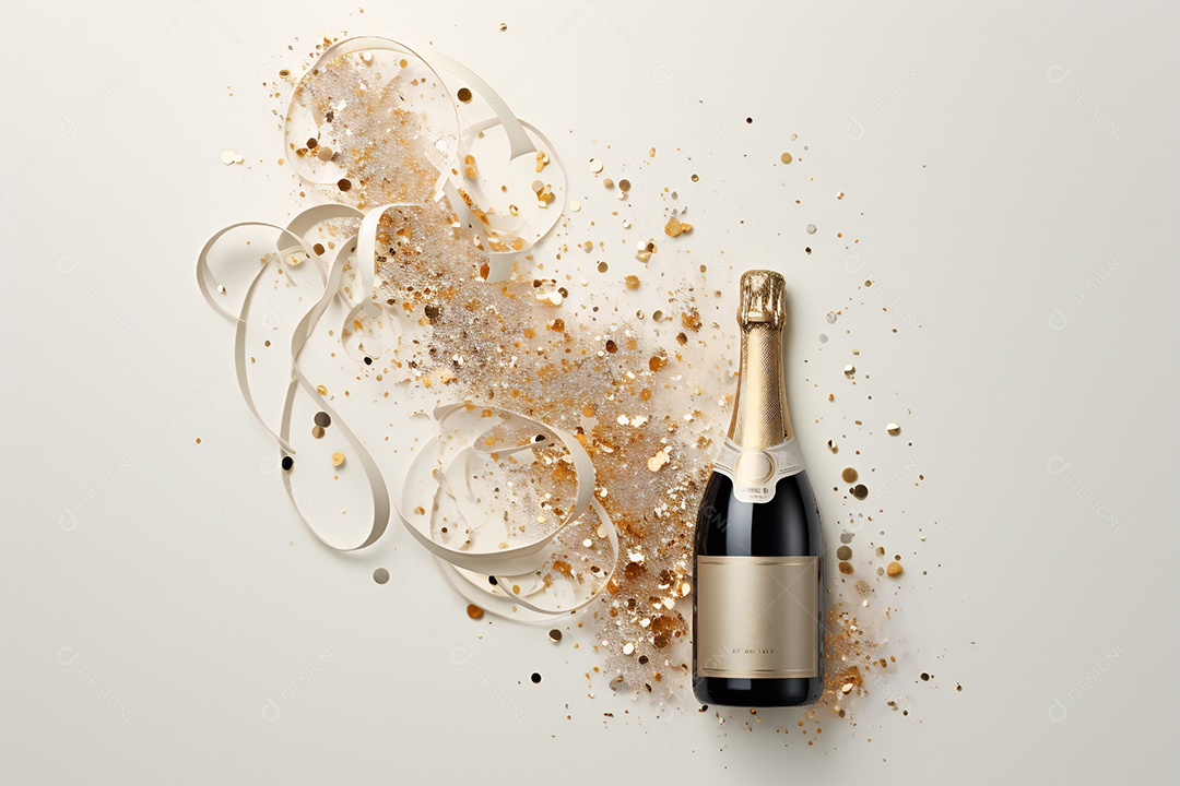 Garrafa de bebida alcoólica