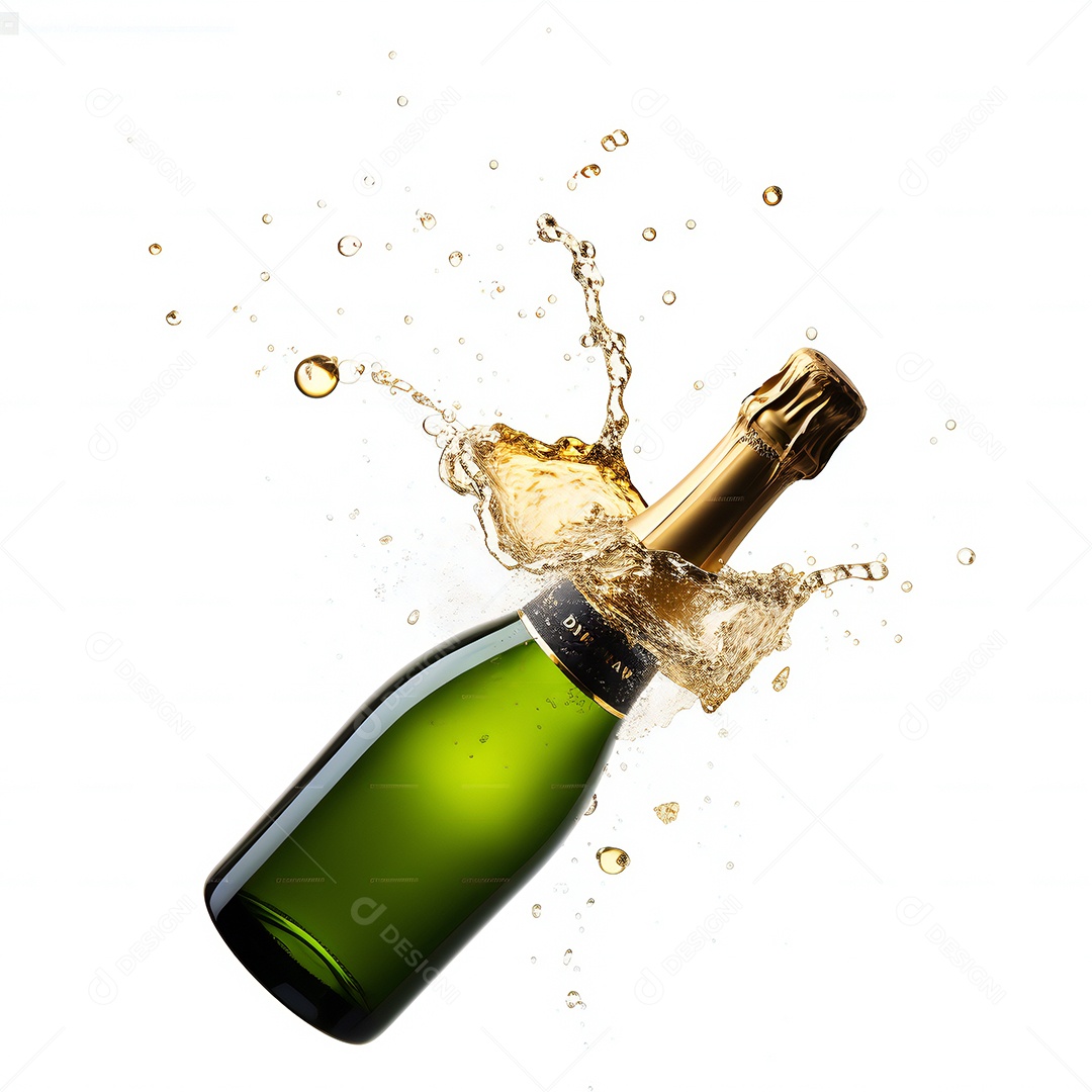 Garrafa de bebida alcoólica