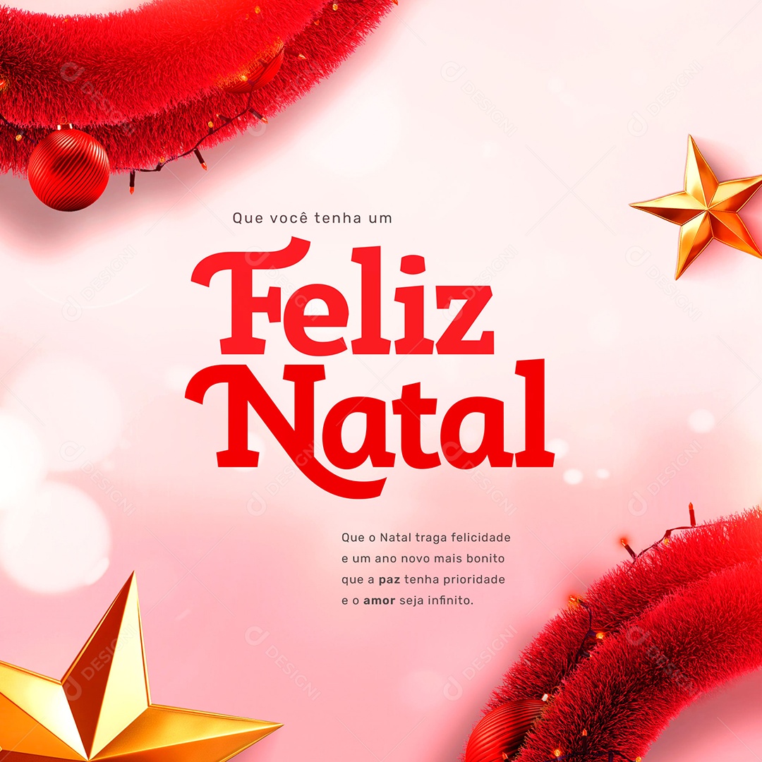 Social Media Merry Christmas PSD Editable