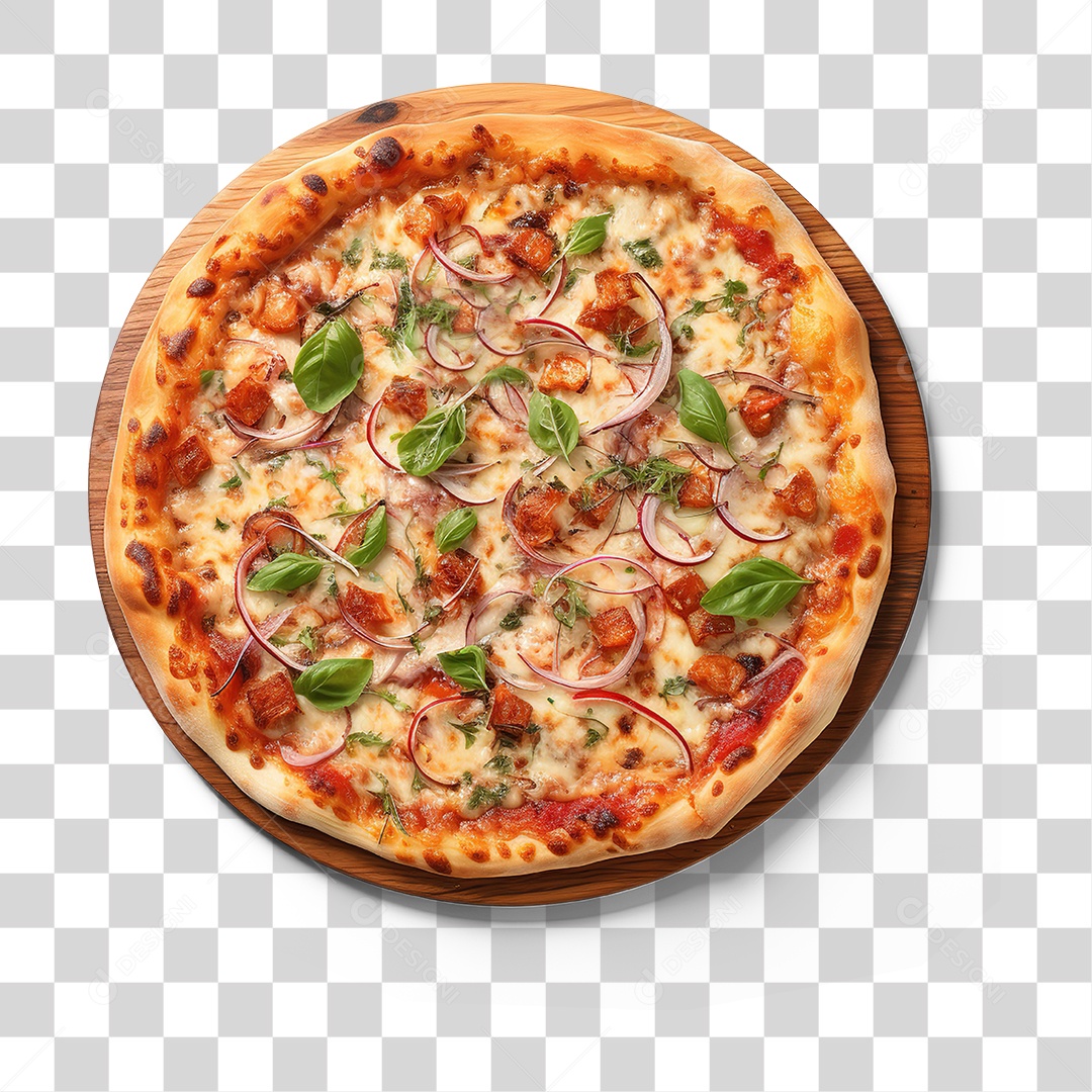 Pizza Vários Sabores PNG Transparente