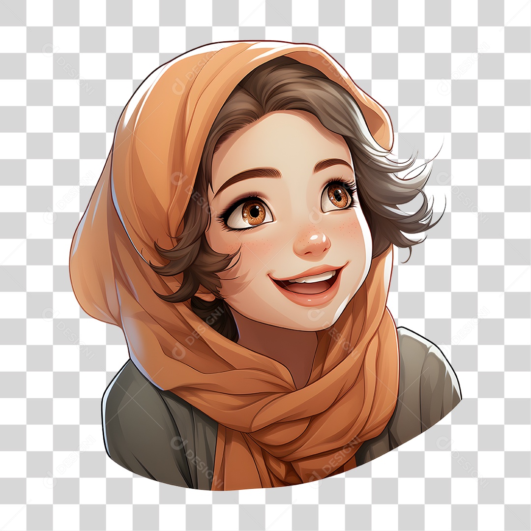 Desenho Mulher Cartoon PNG Transparente