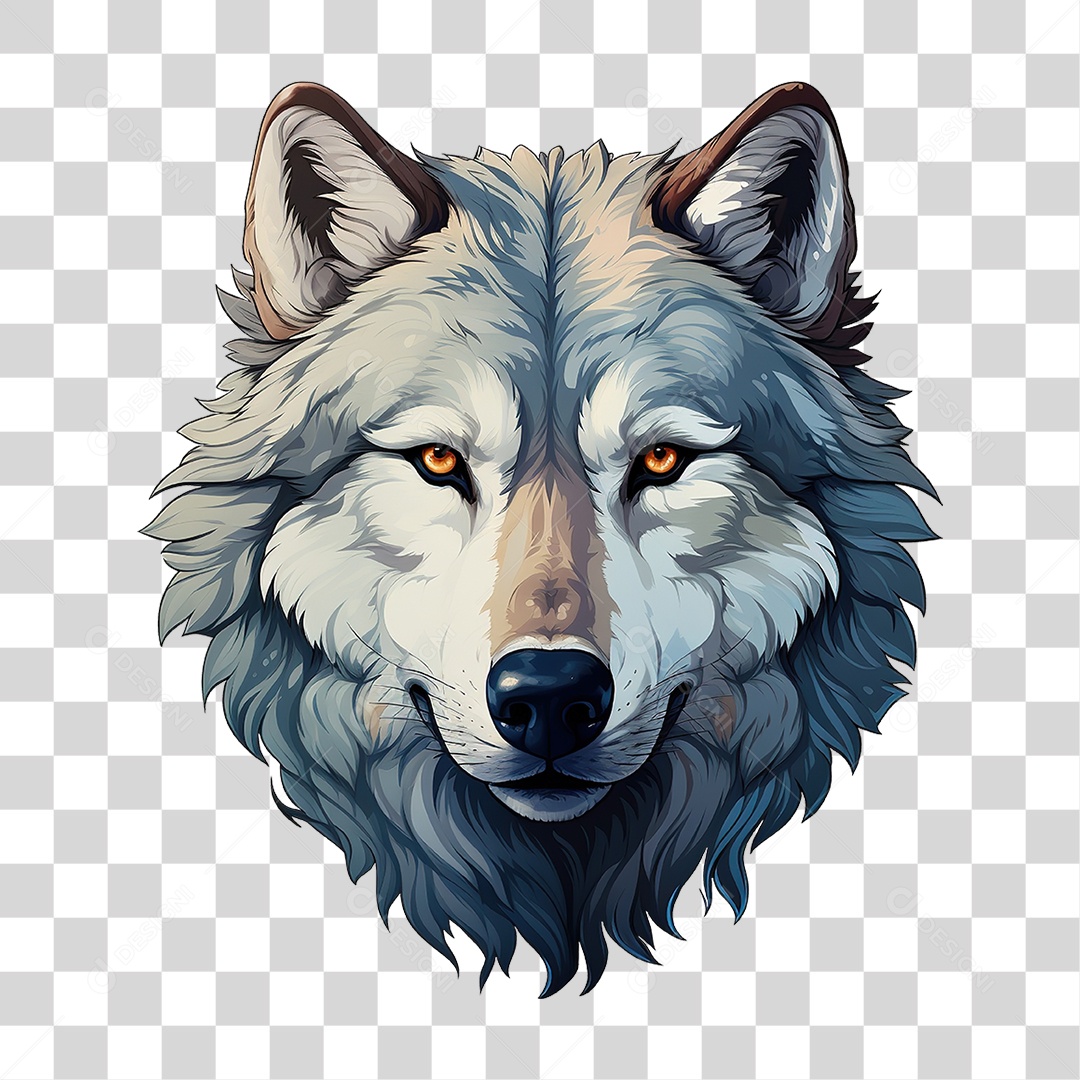 Desenho Lobo Wolf Cartoon PNG Transparente