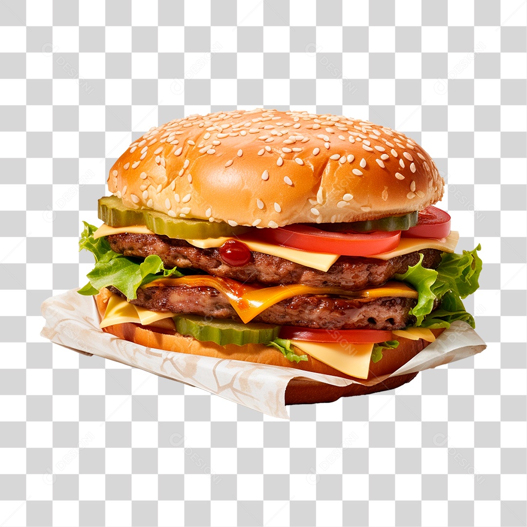 Hambúrguer Lanche Sanduiche PNG Transparente