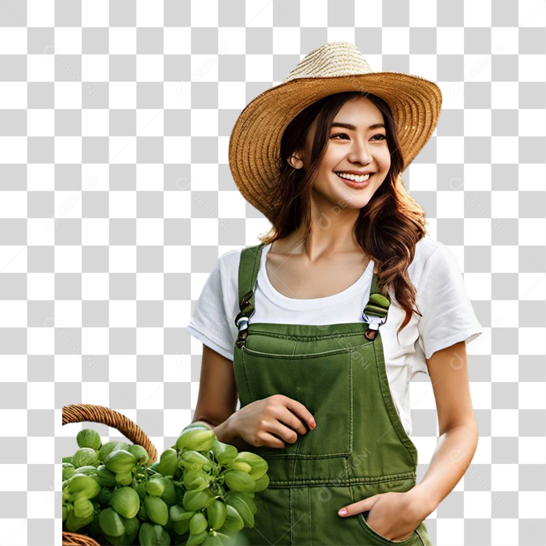 Mulher do Campo PNG Transparente
