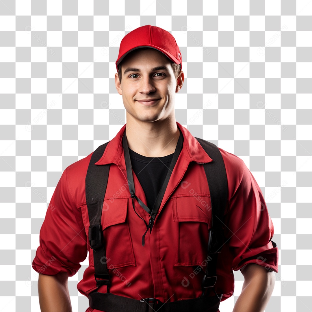 Mecânico de Jaleco Oficina PNG Transparente