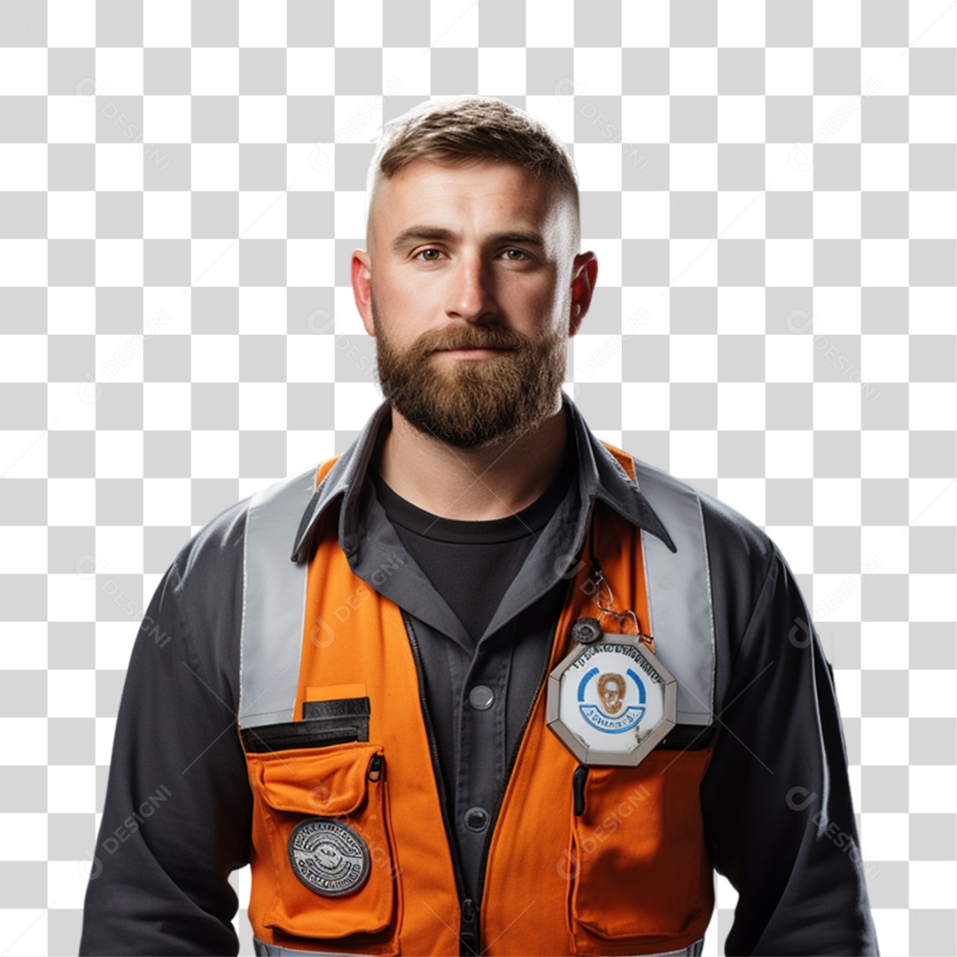 Mecânico de Jaleco Oficina PNG Transparente