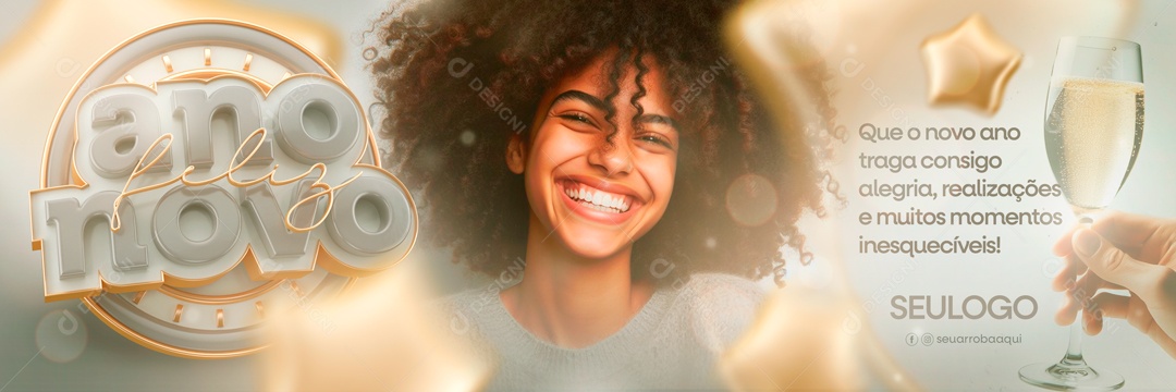 Carrossel Feliz Ano Novo Momentos Inesquecíveis Social Media PSD Editável