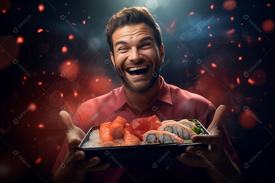 O animado entregador brasileiro