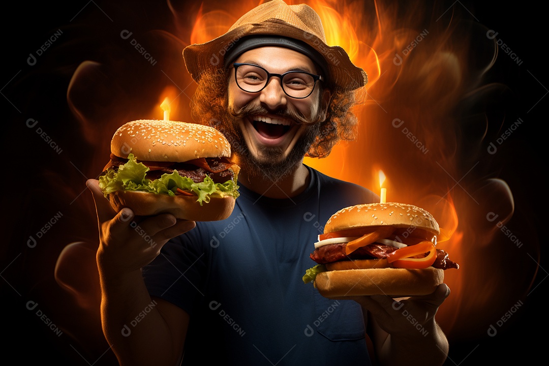 O animado entregador brasileiro