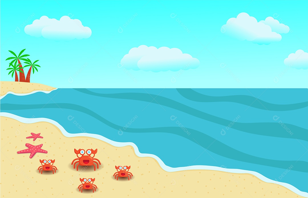 Paisagem da Paria Ilustração Vetor EPS