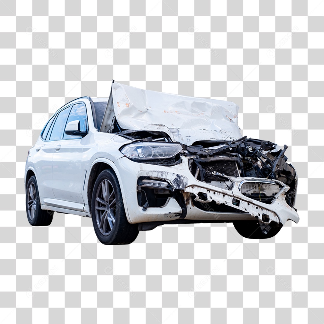 Carros Batidos Funilaria PNG Transparente