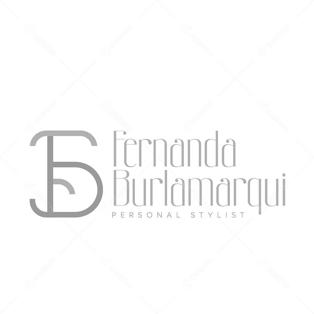 Modelo de Logo Personal Stylist Vetor EPS Editável