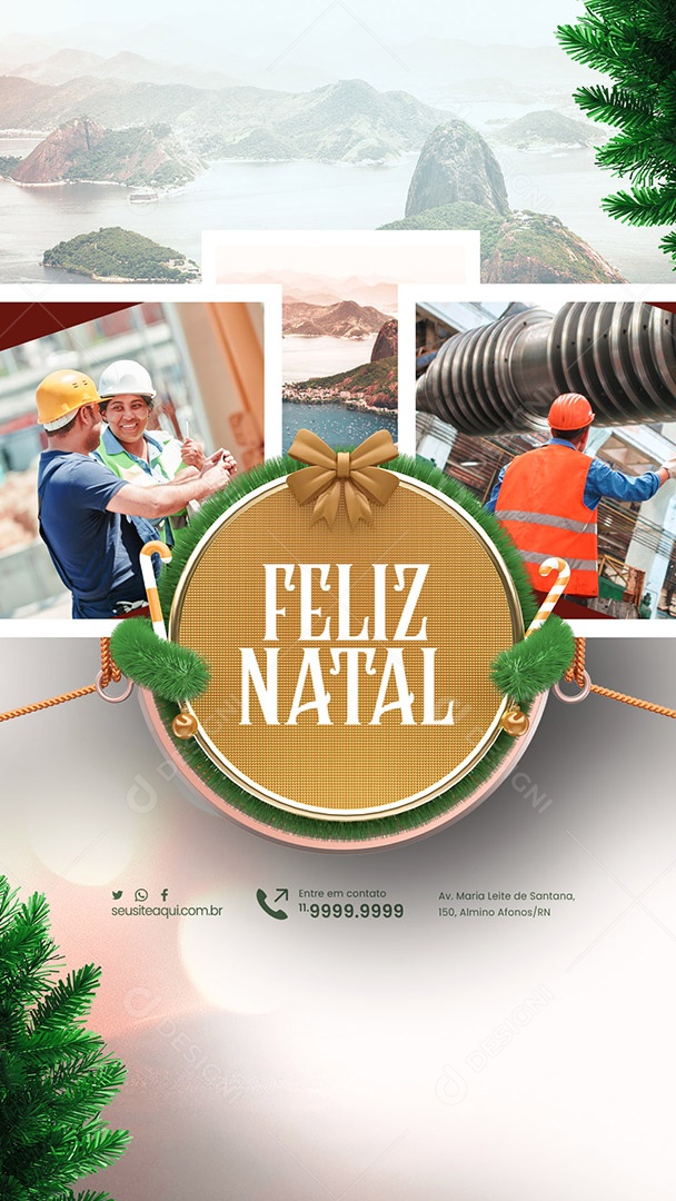 Story Social Media Prefeitura Feliz Natal Cidade PSD Editável