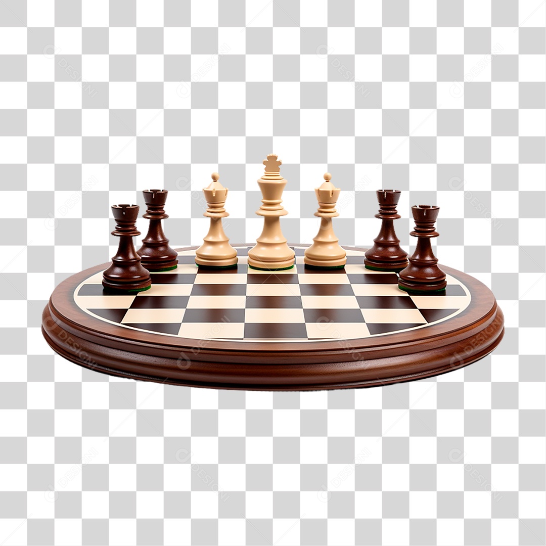 Peça de Xadrez Tabuleiro De Madeira PNG Transparente