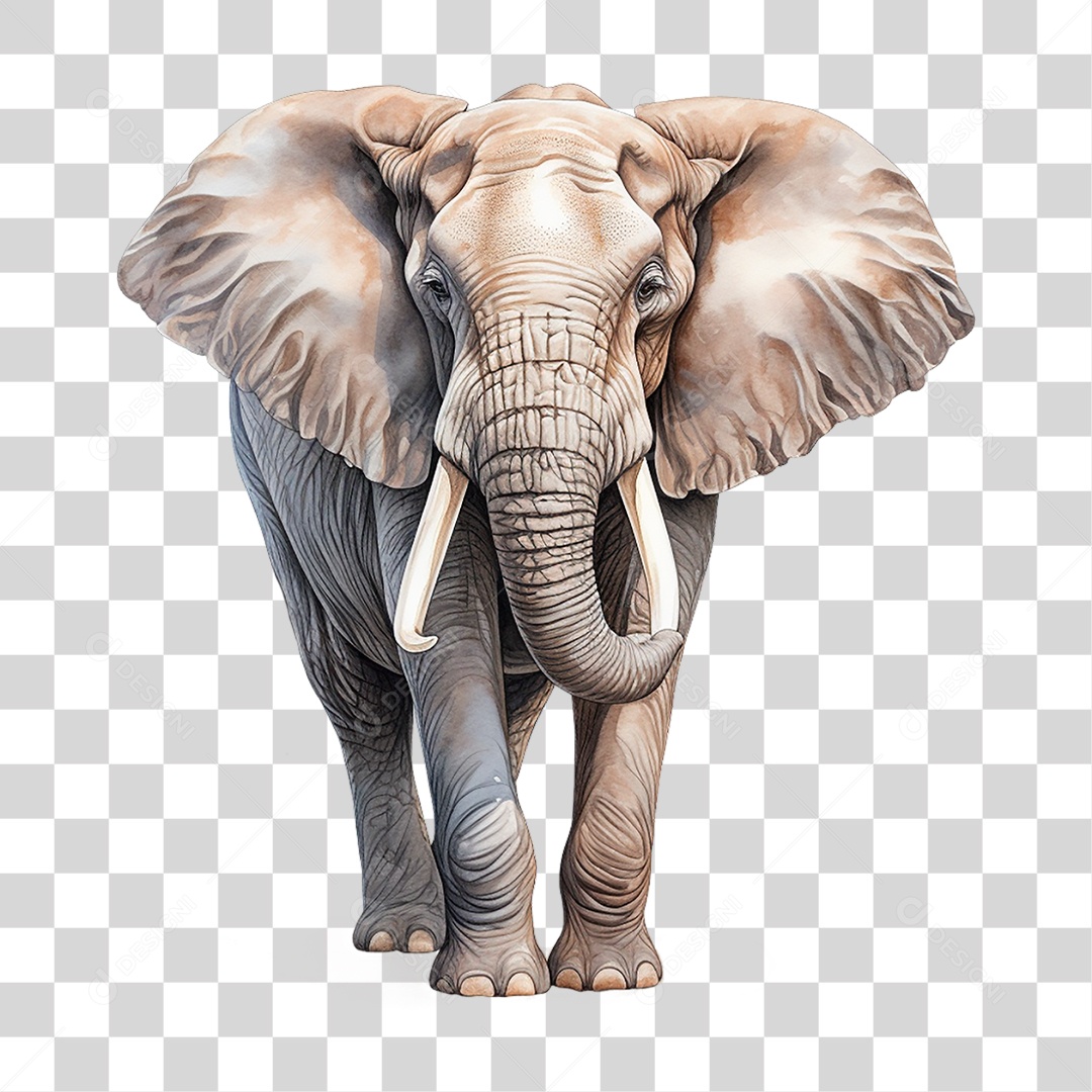 Elefante Africano PNG Transparente