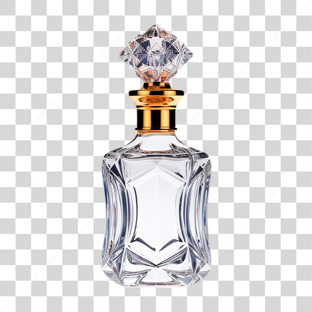 Frasco de Perfume Vazio PNG Transparente