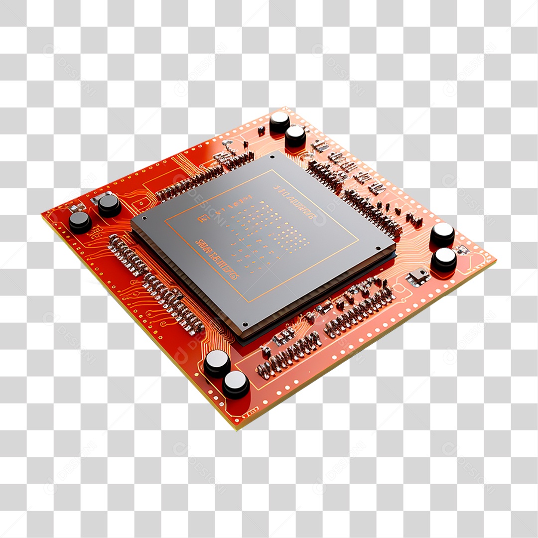 Placa de CPU PNG Transparente