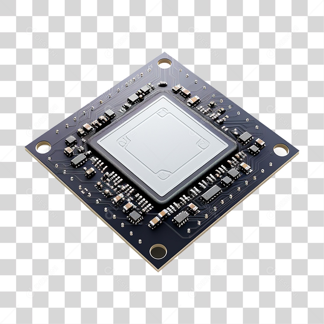 Placa de CPU PNG Transparente
