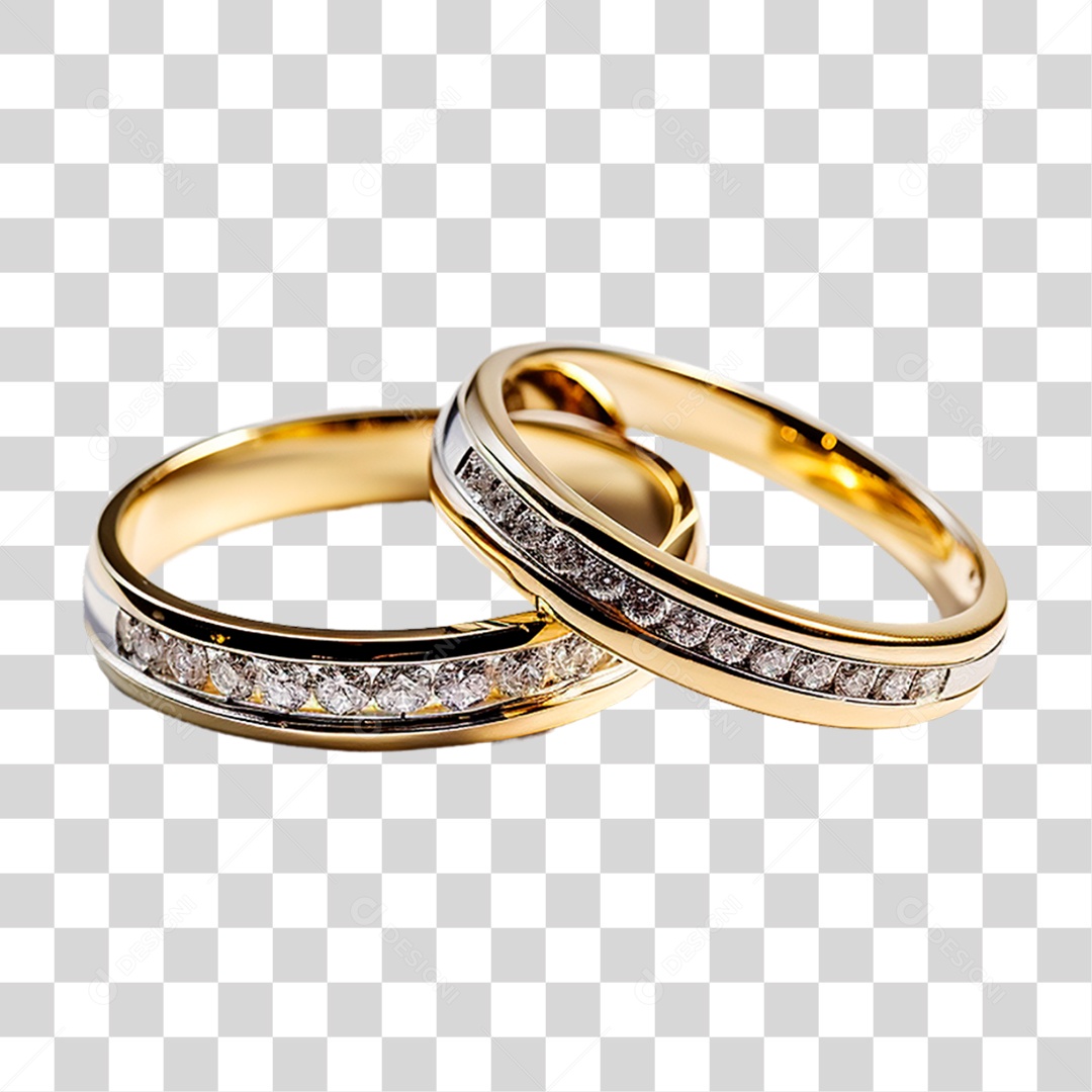 Alianças de Ouro PNG Trasnparente
