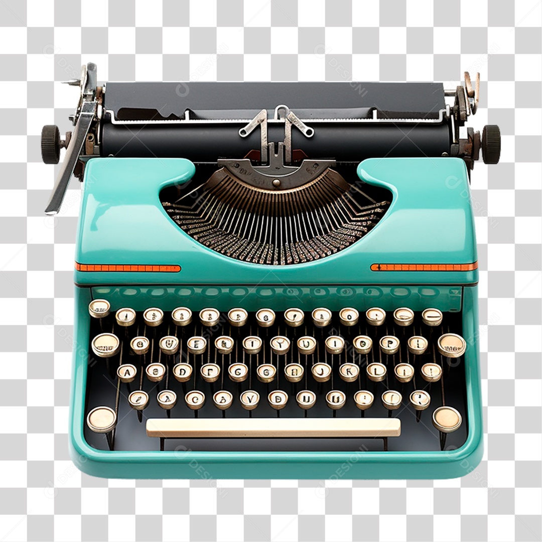 Maquina Digitadora PNG Transparente