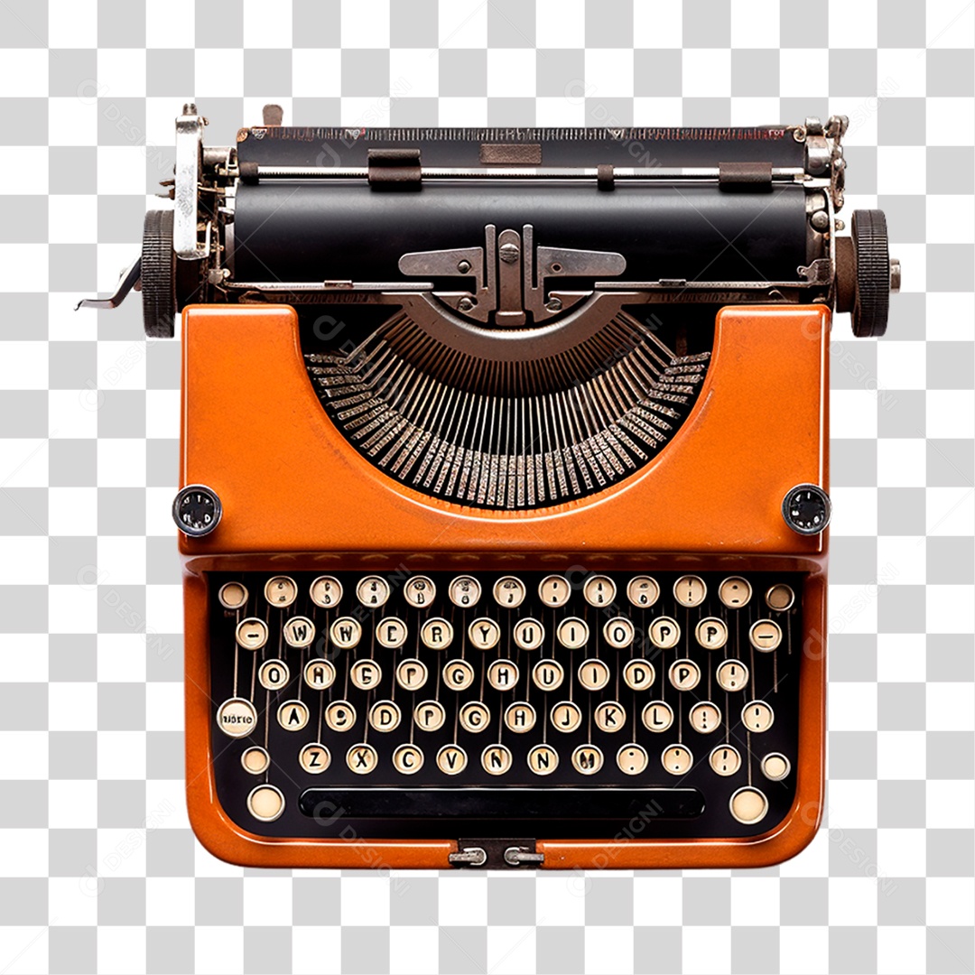 Maquina Digitadora PNG Transparente