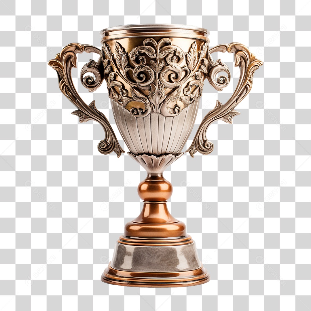 Troféu de Ouro PNG Transparente