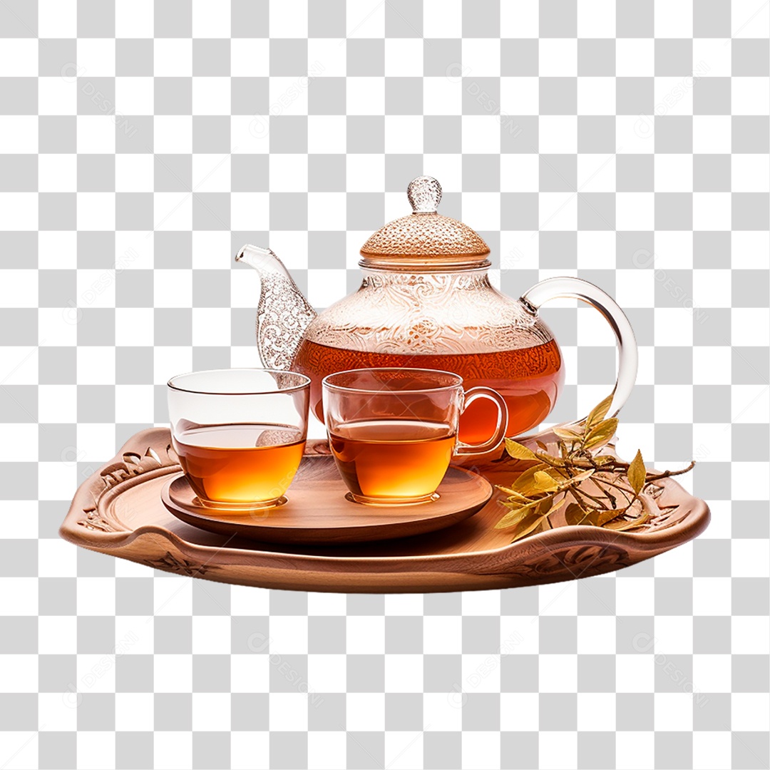 Xicaras de chá PNG Transparente