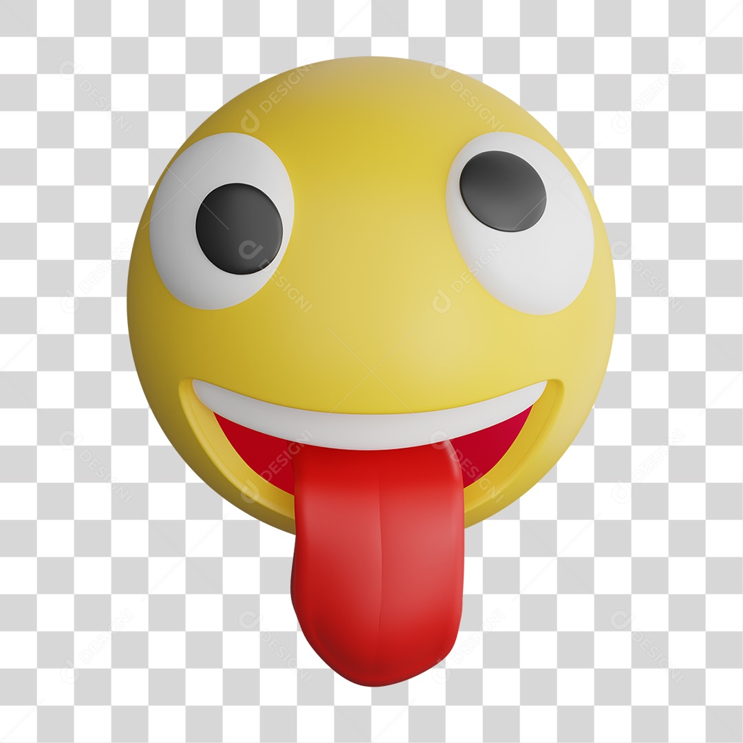 Emoji 3D Gestos Emoções PNG Transparente