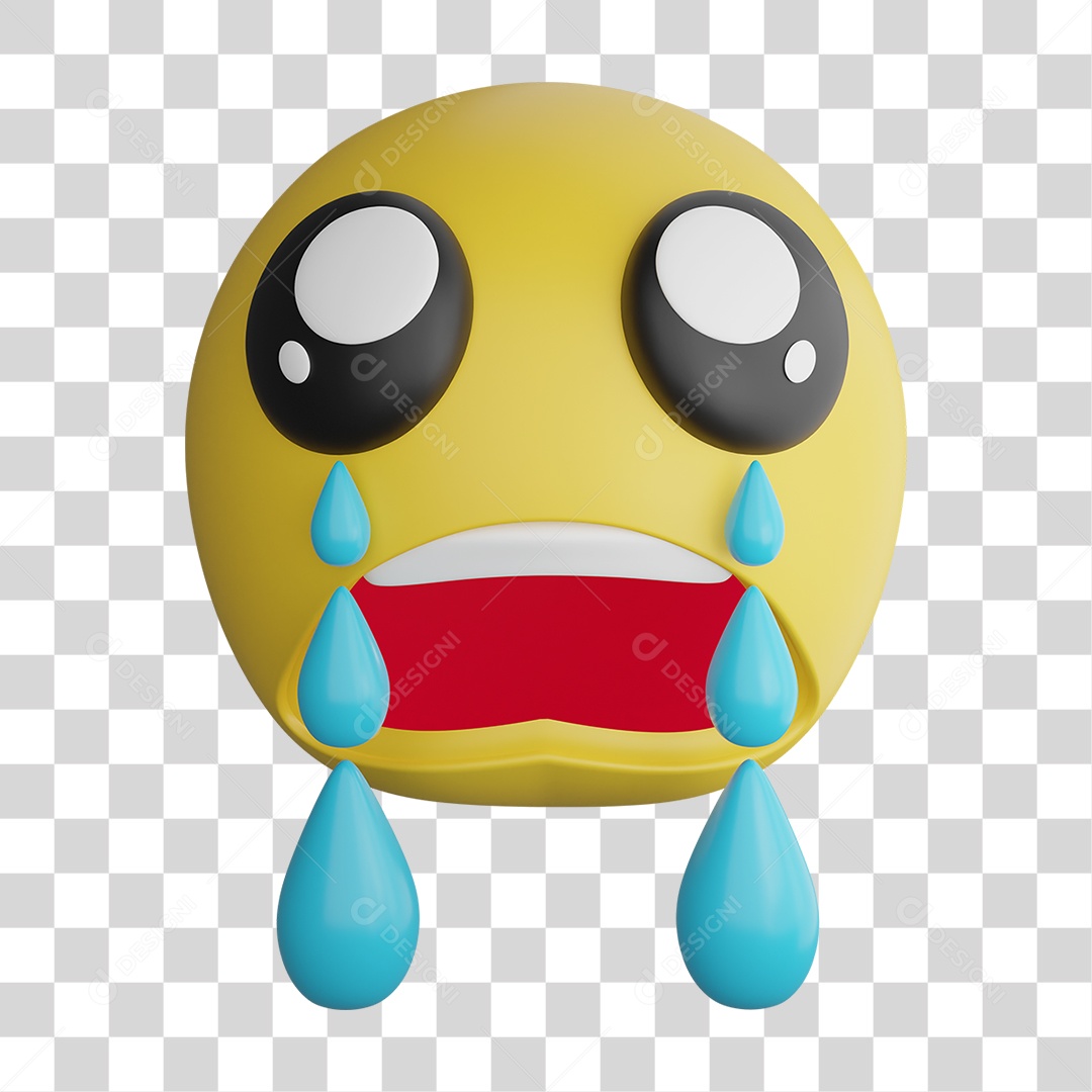 Emoji 3D Gestos Emoções PNG Transparente