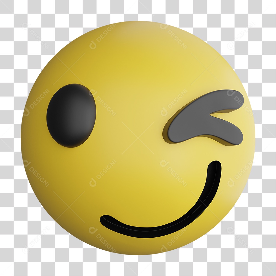Emoji 3D Gestos Emoções PNG Transparente