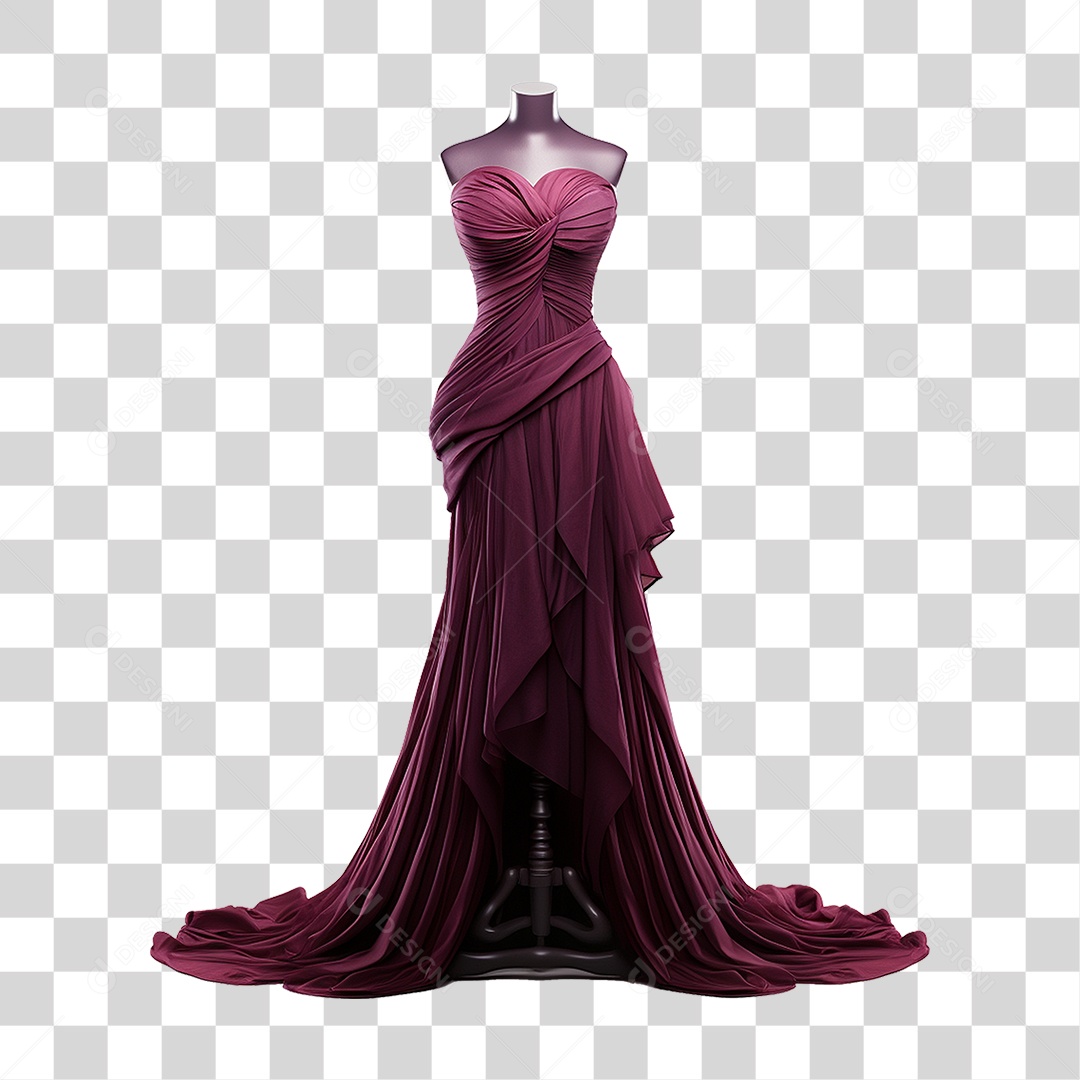 Vestido de Princesa Roupas Fantasias PNG Transparente