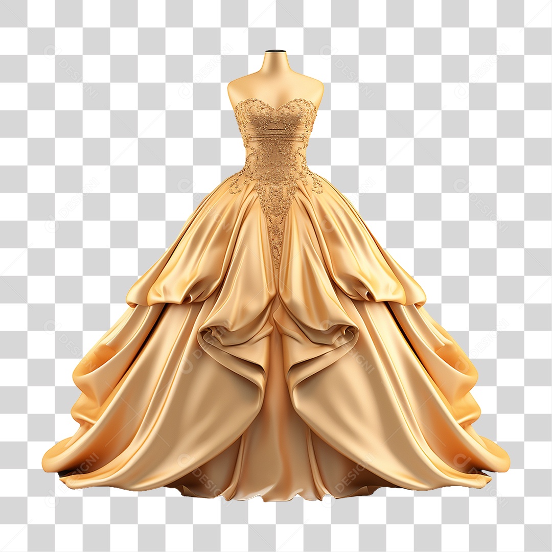 Vestido de Princesa Roupas Fantasias PNG Transparente