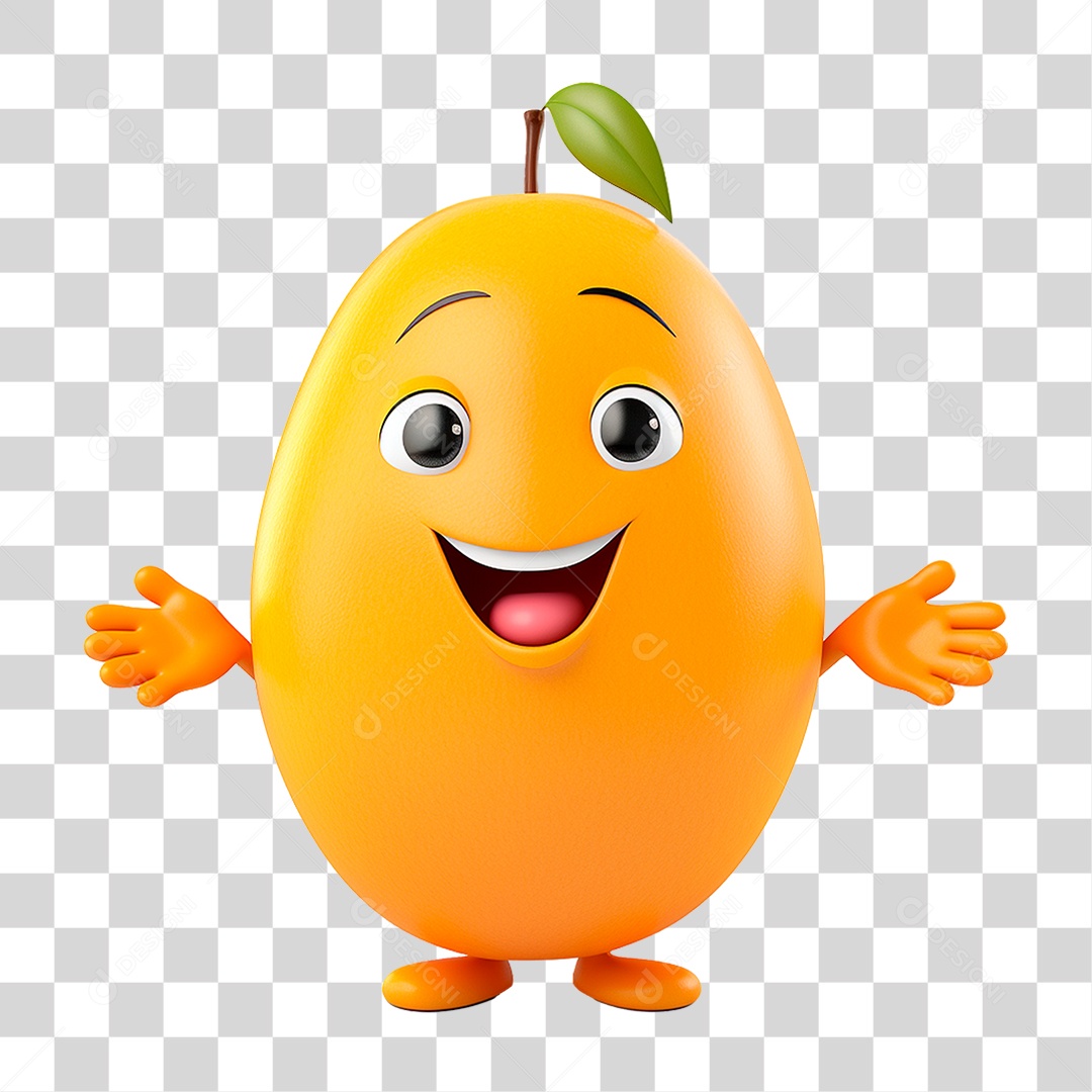 Mascote Manga PNG Transparente