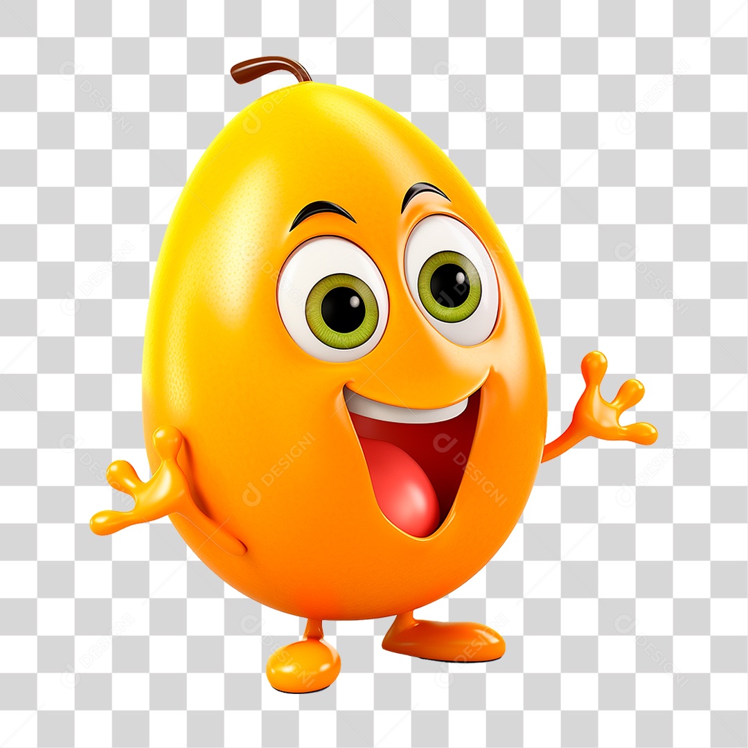 Mascote Manga PNG Transparente