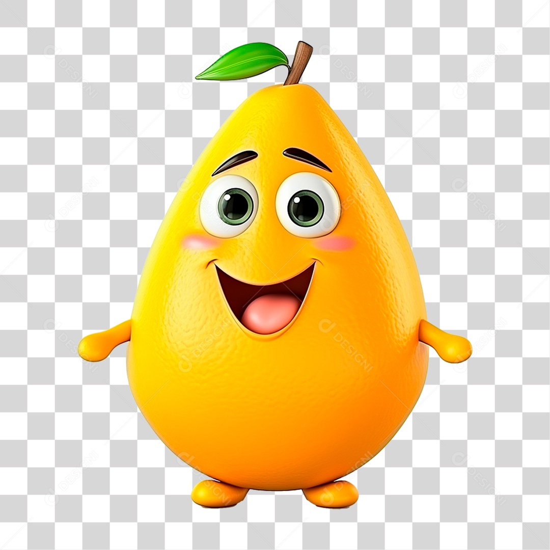 Mascote Manga PNG Transparente