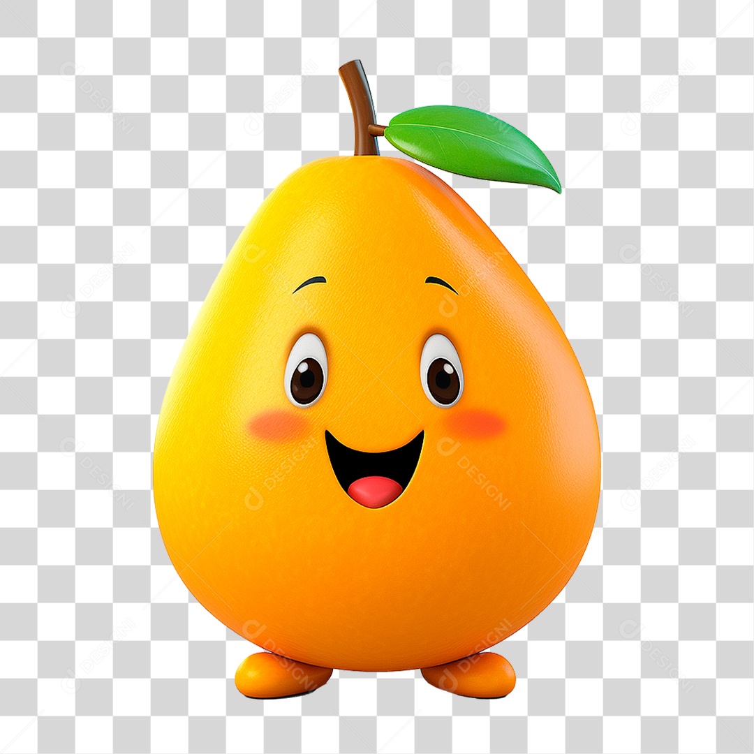 Mascote Manga PNG Transparente