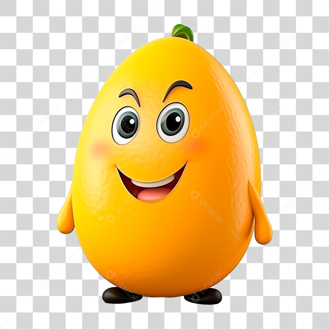 Mascote Manga PNG Transparente