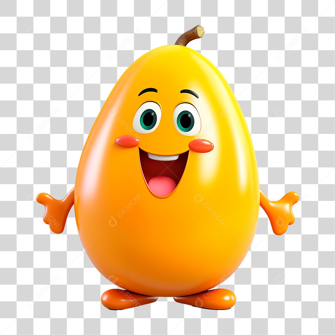 Mascote Manga PNG Transparente