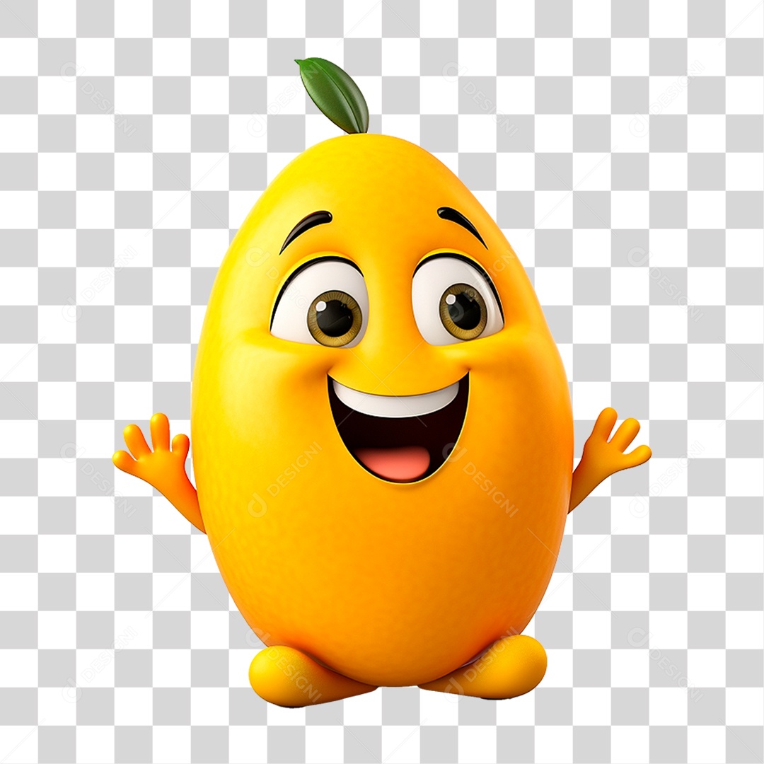 Mascote Manga PNG Transparente