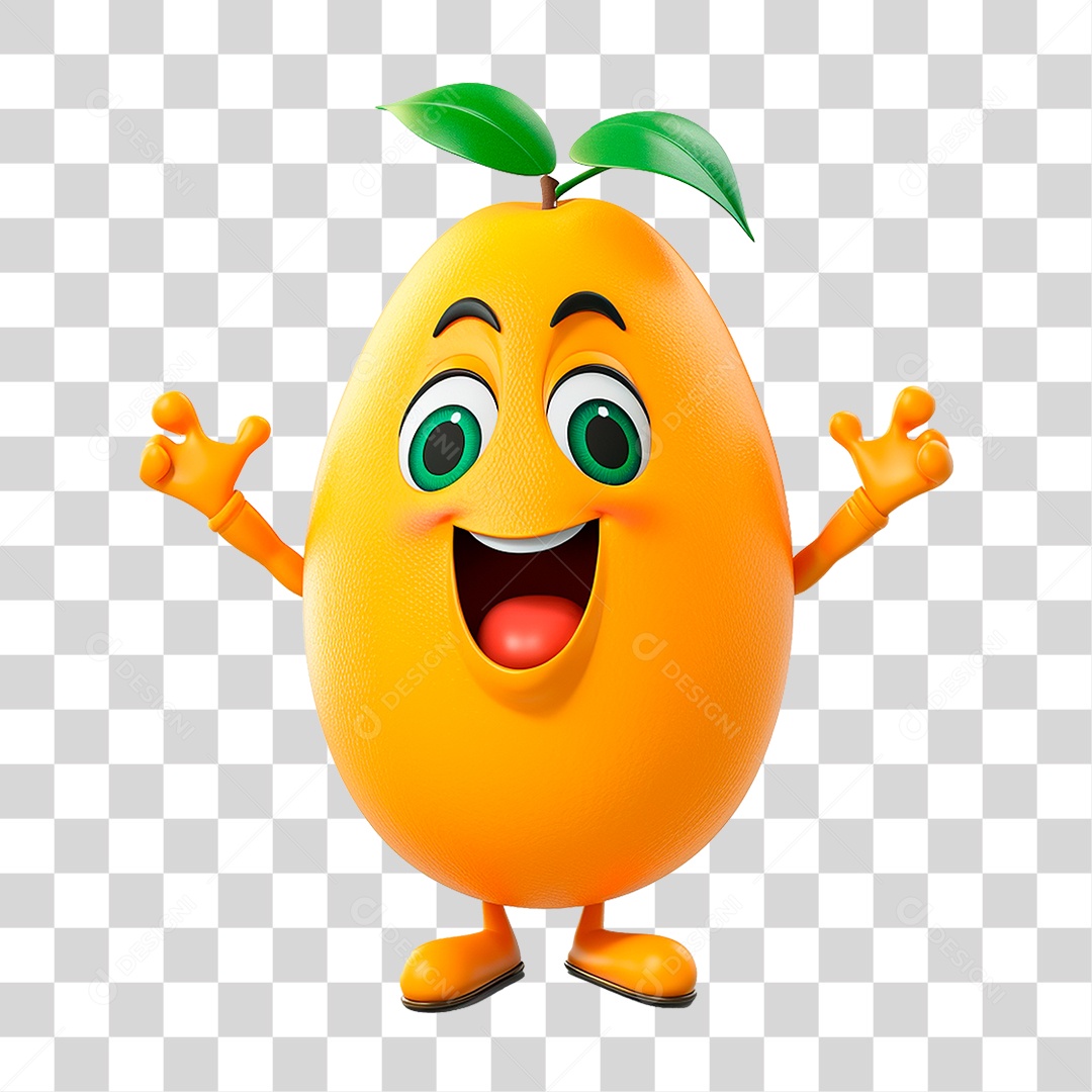 Mascote Manga PNG Transparente