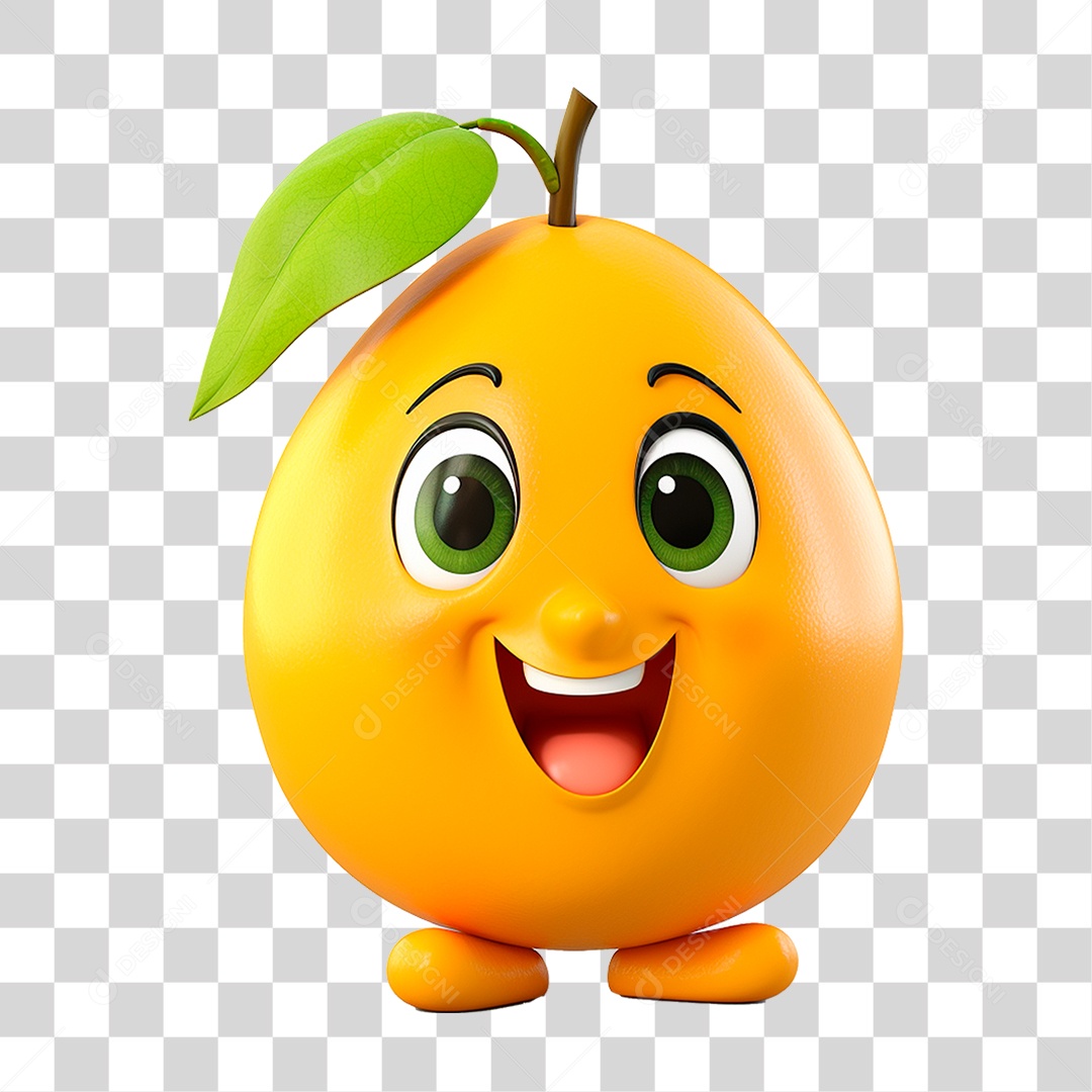 Mascote Manga PNG Transparente