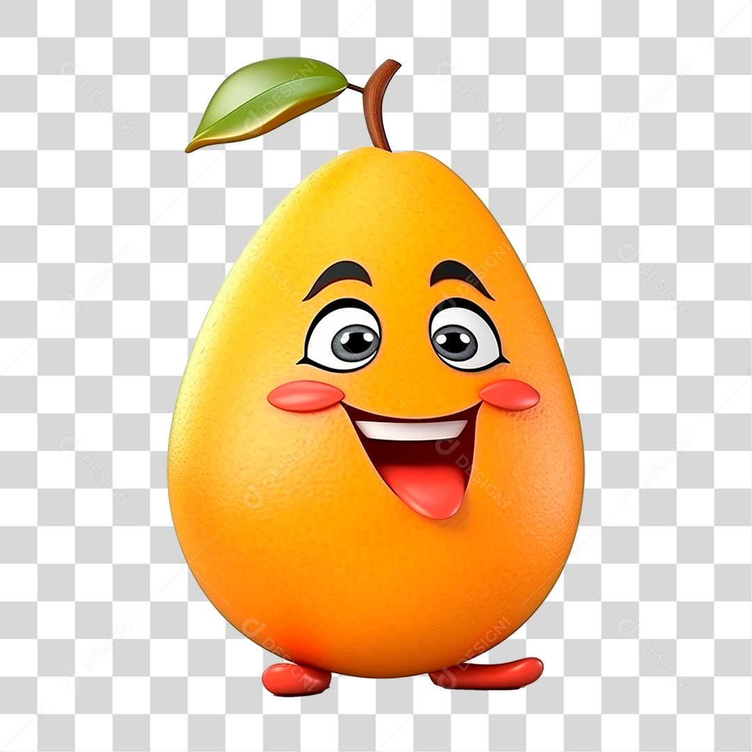 Mascote Manga PNG Transparente