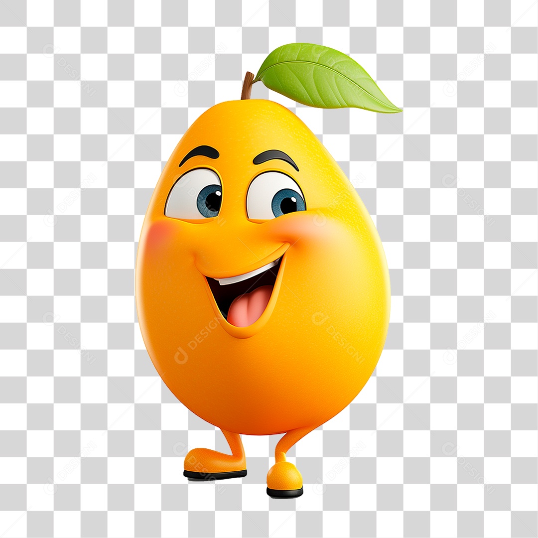 Mascote Manga PNG Transparente