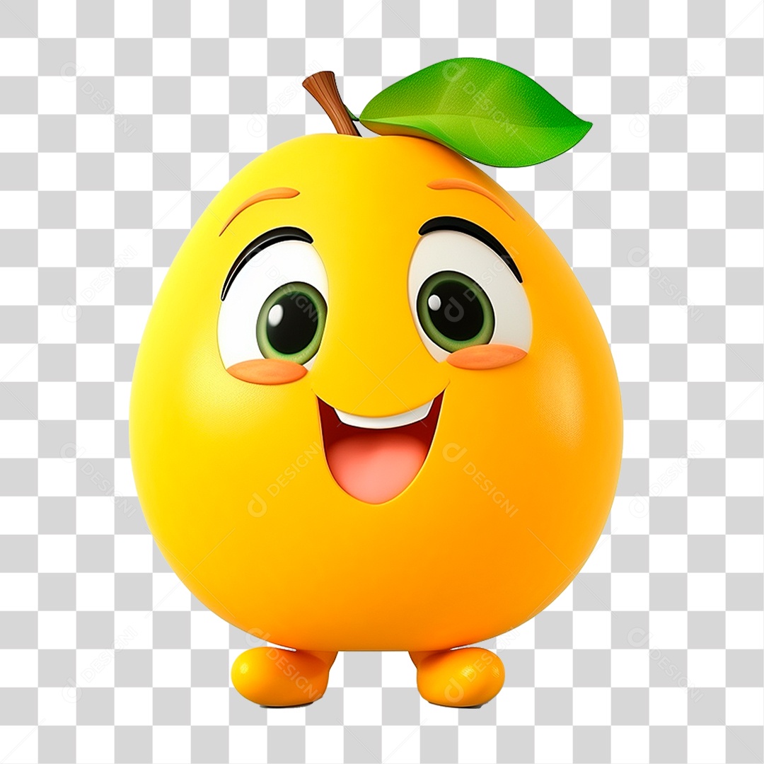 Mascote Manga PNG Transparente