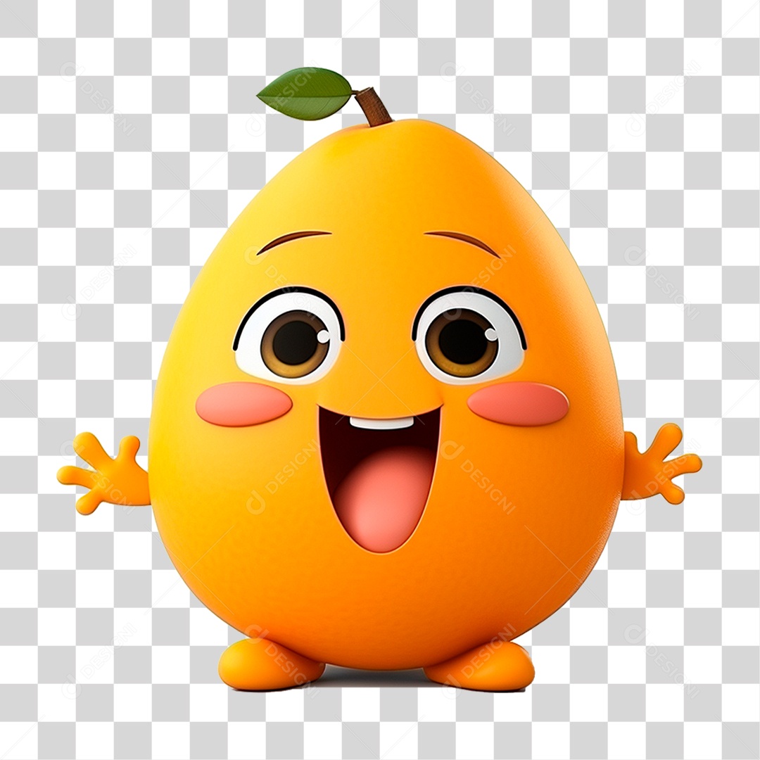 Mascote Manga PNG Transparente